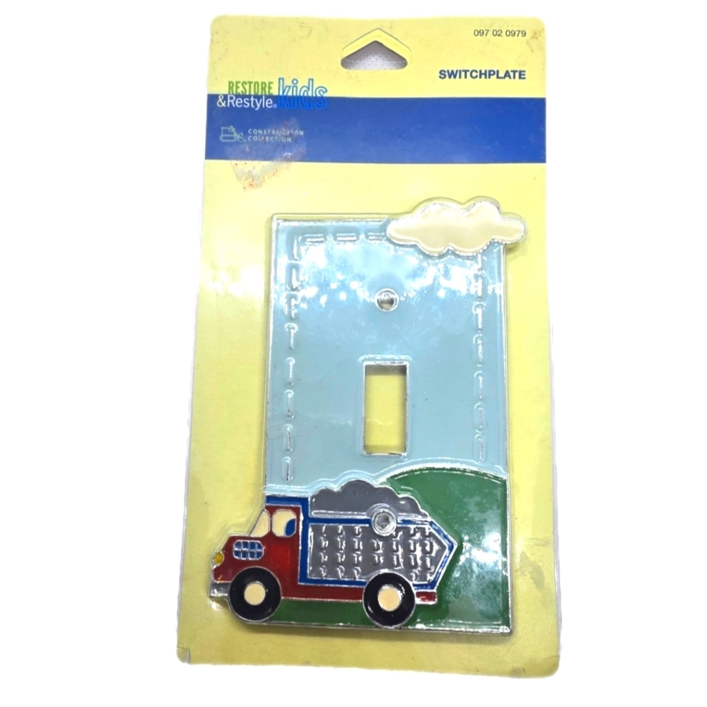 Kids Dump Truck Switchplate Cover from Target 2003